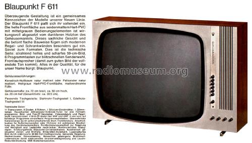 F611 7.677.280; Blaupunkt Ideal, (ID = 2545762) Television