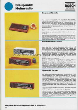 Fernseher Kofferradio Heimradio Tonbandgeräte Autoradio , Katalog ; Blaupunkt Ideal, (ID = 2813181) Paper