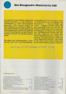 Fernseher Kofferradio Heimradio Autoradio , Katalog 1968; Blaupunkt Ideal, (ID = 2814004) Paper