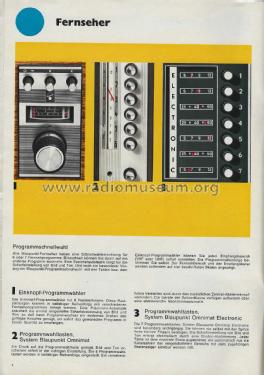 Fernseher Kofferradio Heimradio Autoradio , Katalog 1968; Blaupunkt Ideal, (ID = 2814007) Paper