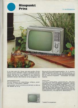 Fernseher Kofferradio Heimradio Autoradio , Katalog 1968; Blaupunkt Ideal, (ID = 2814008) Paper