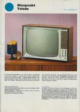 Fernseher Kofferradio Heimradio Autoradio , Katalog 1968; Blaupunkt Ideal, (ID = 2814013) Paper