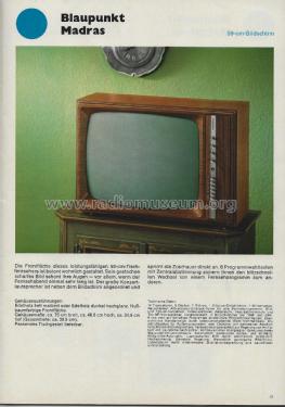 Fernseher Kofferradio Heimradio Autoradio , Katalog 1968; Blaupunkt Ideal, (ID = 2814016) Paper