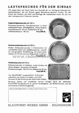 Flachlautsprecher LA 711/1z; Blaupunkt Ideal, (ID = 3048858) Speaker-P