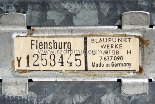 Flensburg 7.637.090 ab Y Nr. 1250001; Blaupunkt Ideal, (ID = 2434368) Car Radio