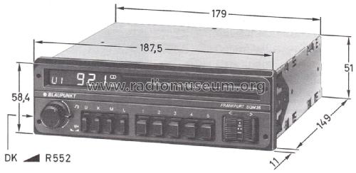 Frankfurt SQM 26 7.645.853.410; Blaupunkt Ideal, (ID = 2363063) Car Radio