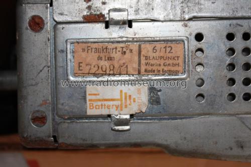 Frankfurt TR de luxe ab E 700001; Blaupunkt Ideal, (ID = 2674962) Car Radio