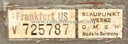 Frankfurt US ab V510001; Blaupunkt Ideal, (ID = 2973609) Car Radio