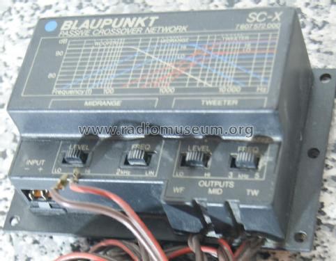 Passive Crossover Network - Frequenzweiche SC-X 7.607.572.000; Blaupunkt Ideal, (ID = 2701112) Misc