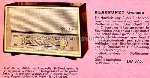 Granada 21300; Blaupunkt Ideal, (ID = 2731695) Radio