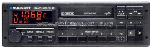 Hamburg CR 40 7.640.893.010; Blaupunkt Ideal, (ID = 2390148) Car Radio