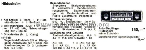 Hildesheim 7.637.010 ab Y 1850001; Blaupunkt Ideal, (ID = 2548855) Autoradio