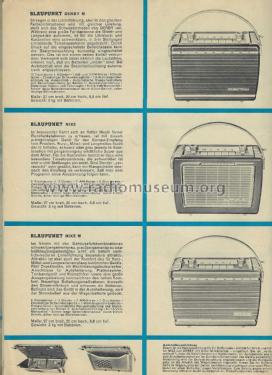 Illustrierte Juli 1963 , Prospekt ; Blaupunkt Ideal, (ID = 2817770) Paper