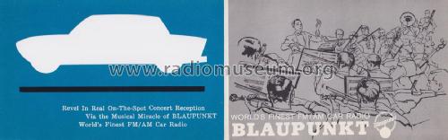 Install 'A Concert Hall' in your car Blaupunkt USA Prospekt 1962; Blaupunkt Ideal, (ID = 2911249) Paper