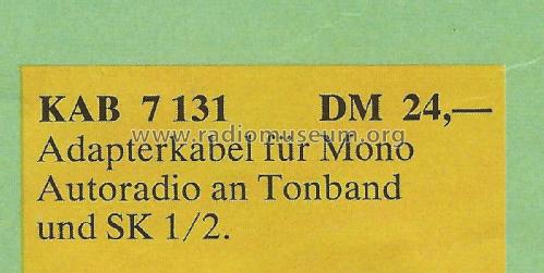 Adapterkabel KAB 7131, KAB 7135; Blaupunkt Ideal, (ID = 2712099) Misc