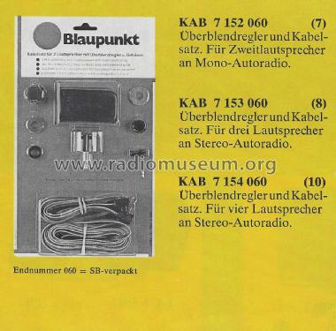 KAB 7 152 060 7.607.152.060; Blaupunkt Ideal, (ID = 2714705) mod-past25