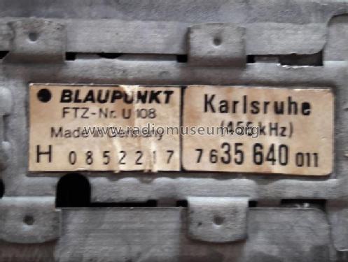 Karlsruhe 7.636.641 ab 930001 und ab 1600001; Blaupunkt Ideal, (ID = 2560265) Car Radio