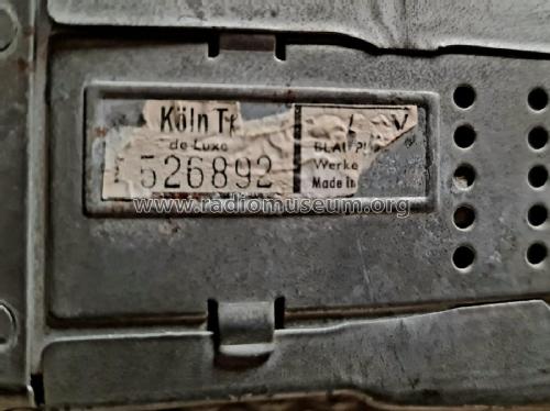 Köln TR de Luxe 32701 ab T 500001; Blaupunkt Ideal, (ID = 3110797) Car Radio