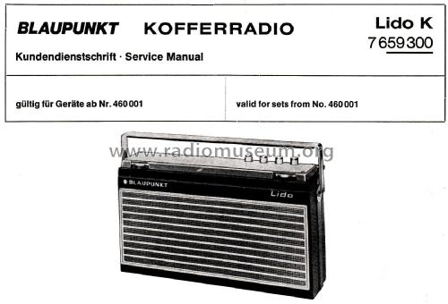 Lido K 7.659.300; Blaupunkt Ideal, (ID = 2672237) Radio