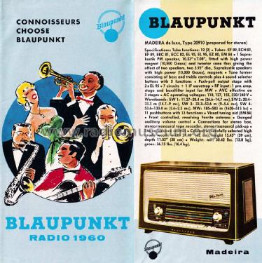 Madeira de Luxe 20910; Blaupunkt Ideal, (ID = 2690081) Radio