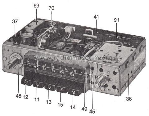 Mannheim K 7.632.331 ab 5638001; Blaupunkt Ideal, (ID = 2102574) Car Radio