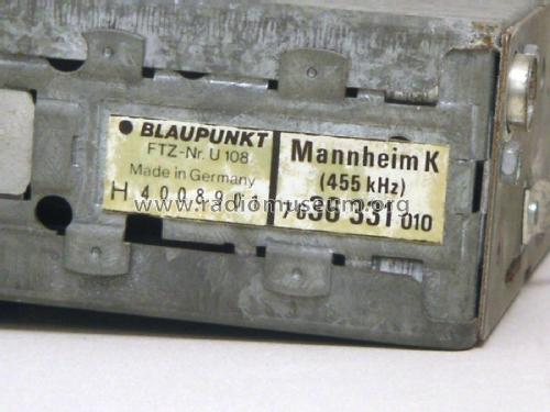 Mannheim-K 7.636.331/338 ab 4100001; Blaupunkt Ideal, (ID = 2387354) Car Radio