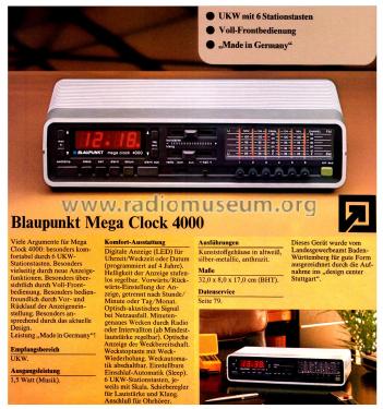 Mega Clock 4000 7.629.230; Blaupunkt Ideal, (ID = 2599709) Radio