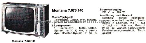 Montana 7.676.140; Blaupunkt Ideal, (ID = 2946603) Television