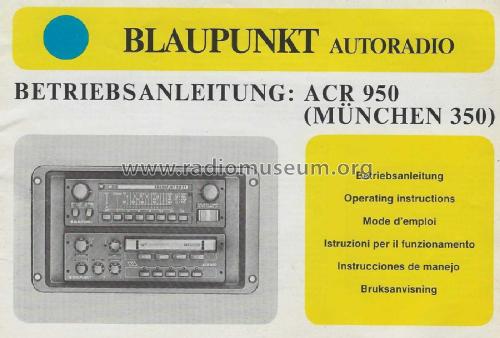 Busanlage München 350 ; Blaupunkt Ideal, (ID = 2669504) Car Radio