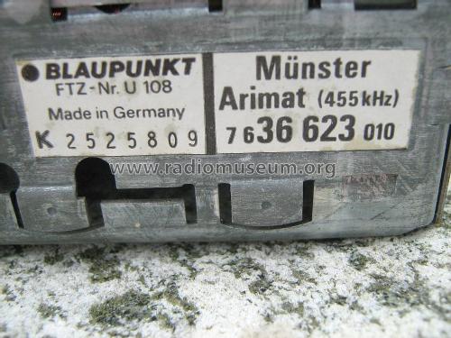 Münster Arimat 7.636.623.010; Blaupunkt Ideal, (ID = 3056568) Car Radio