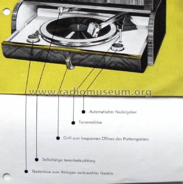 Musik nach Wunsch Der Blaupunkt Platten-Spieler ....und Abends wird getanzt; Blaupunkt Ideal, (ID = 3075496) Paper