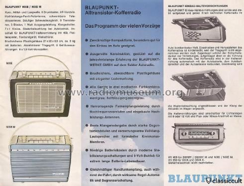 Nixe 600 93600 Serie U; Blaupunkt Ideal, (ID = 3081776) Radio