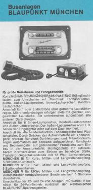 Omnibus Anlage München IV ab X 991001; Blaupunkt Ideal, (ID = 2725153) Car Radio