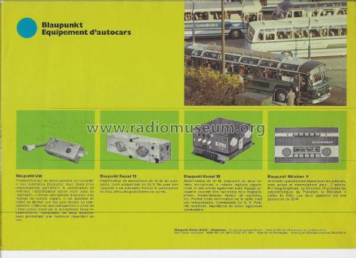 Omnibus Anlage München V 7.639.729; Blaupunkt Ideal, (ID = 2669477) Car Radio