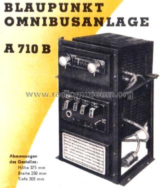 Omnibusanlage A710B; Blaupunkt Ideal, (ID = 2874346) Car Radio