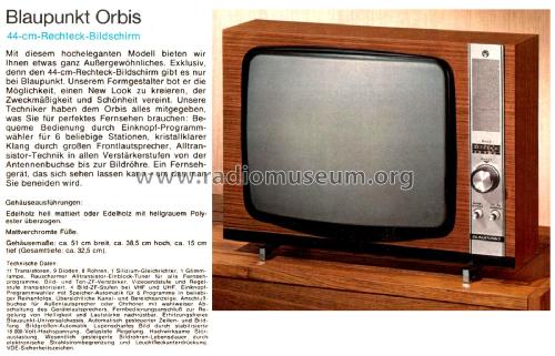 Orbis 7.677.040; Blaupunkt Ideal, (ID = 2544817) Television