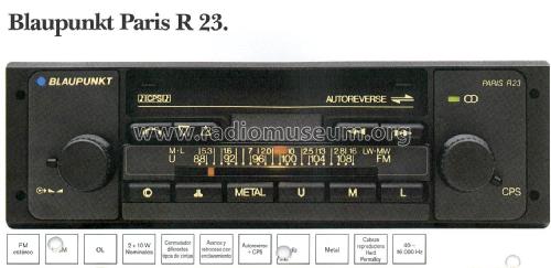 Paris R 23 7.643.587.010; Blaupunkt Ideal, (ID = 3010244) Car Radio