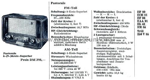 Pastorale F535WH; Blaupunkt Ideal, (ID = 2590007) Radio