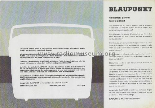 Portatif, Autoradio Mixte , Prospekt ; Blaupunkt Ideal, (ID = 2809890) Paper