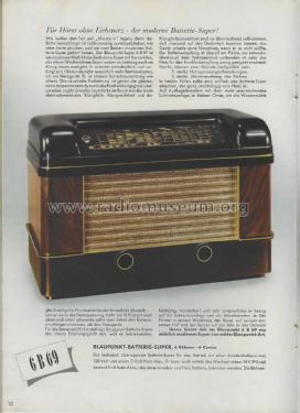 Blaupunkt Radio 1939/40 , Prospekt ; Blaupunkt Ideal, (ID = 2788593) Paper