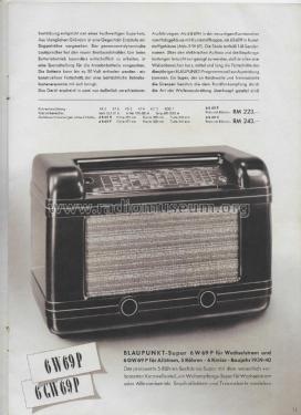 Blaupunkt Radio 1939/40 , Prospekt ; Blaupunkt Ideal, (ID = 2788594) Paper