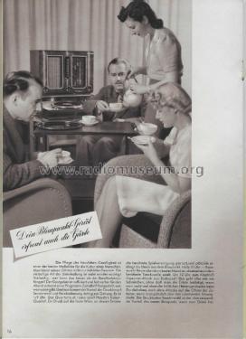 Blaupunkt Radio 1939/40 , Prospekt ; Blaupunkt Ideal, (ID = 2788599) Paper