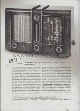 Blaupunkt Radio 1939/40 , Prospekt ; Blaupunkt Ideal, (ID = 2788601) Paper