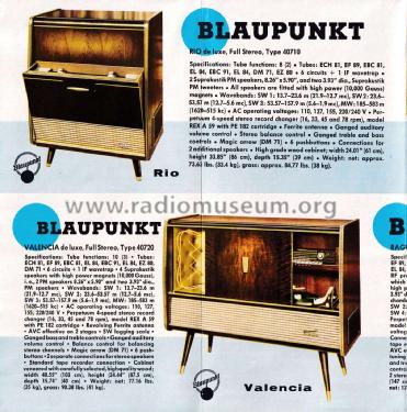 Prospekt Radio 1960 Export ; Blaupunkt Ideal, (ID = 2693808) Paper