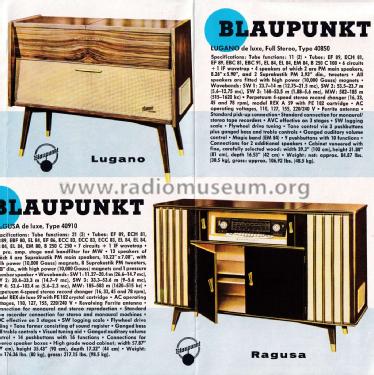 Prospekt Radio 1960 Export ; Blaupunkt Ideal, (ID = 2693809) Paper