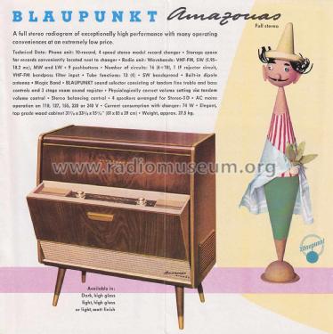 Radios 1959/60 Prospekt, Sprache: Englisch; Blaupunkt Ideal, (ID = 2965365) Paper