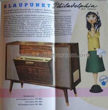 Rundfunkgeräte 1959/60 Prospekt, Sprache: Deutsch ; Blaupunkt Ideal, (ID = 3064935) Paper