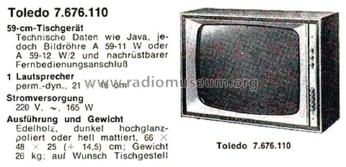 Toledo 7.676.110; Blaupunkt Ideal, (ID = 2946137) Television