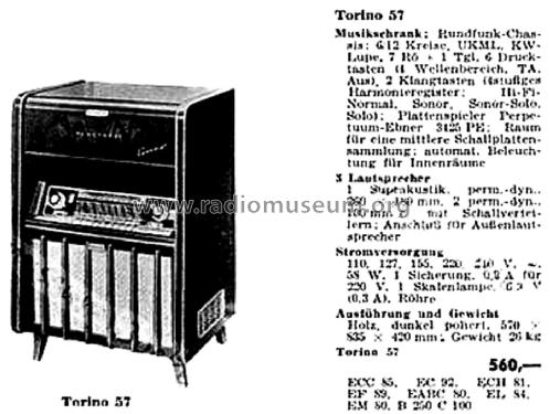 ANTIKER NOSTALGIE BLAUPUNKT TORINO 57 TYP4343 store RADIO SCHALLPLATTEN