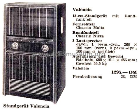 Valencia ; Blaupunkt Ideal, (ID = 2812523) TV Radio